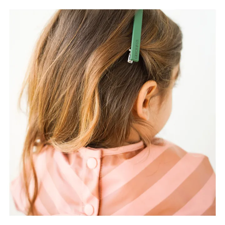 Grech & Co Barrettes clips | Vert