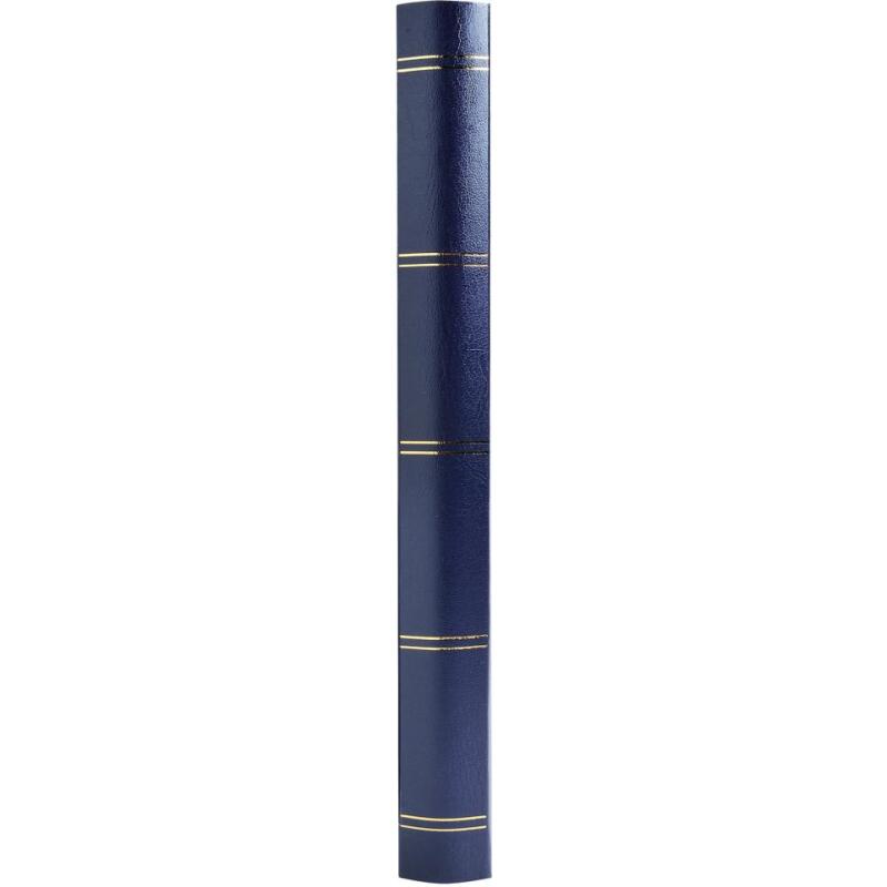Album de timbres simili-cuir 48 pages noires - 22,5x30,5 cm