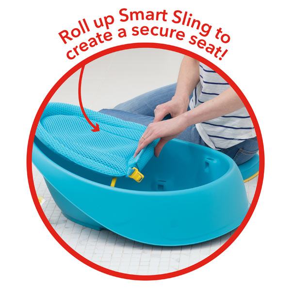 Skip HopSkip Hop   Badewanne 3in1 Moby Smart blau