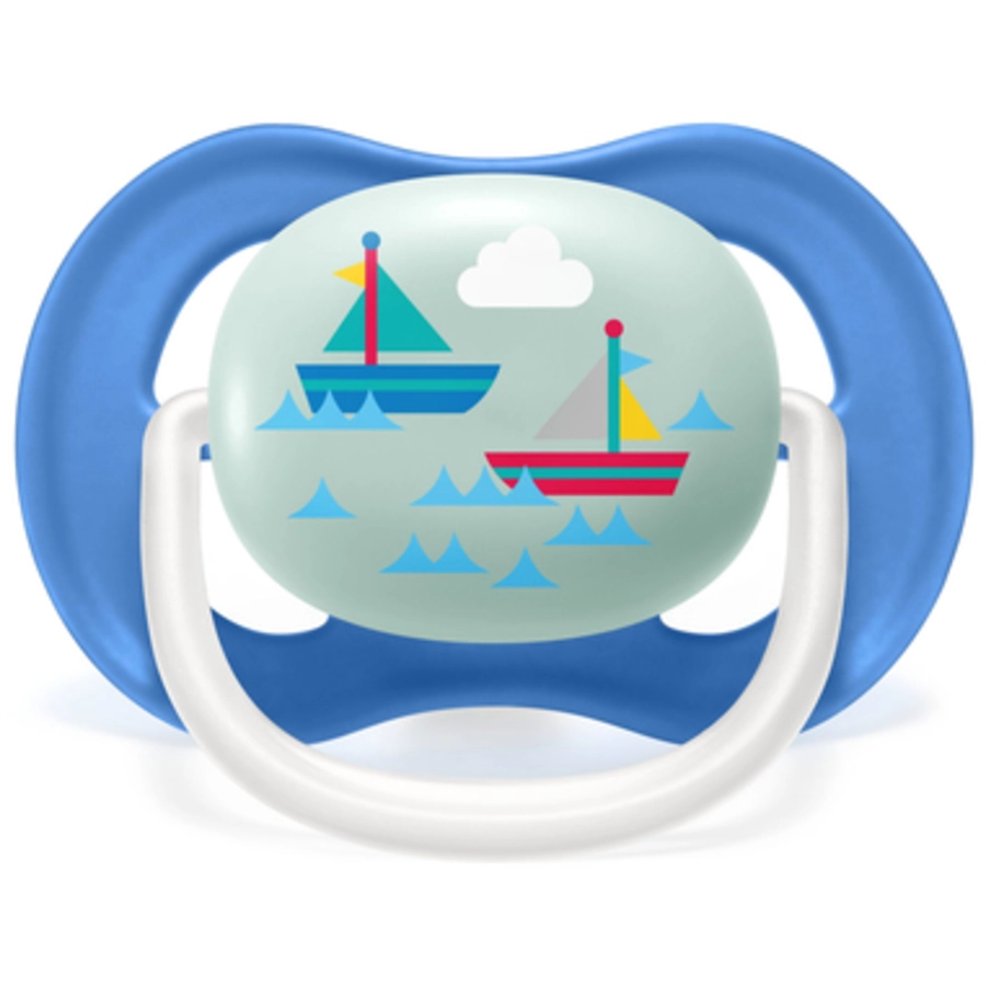Philips Avent Schnuller ultra air SCF08003 Collection Happy 6-18m Boy MamaBoat im Doppelpack
