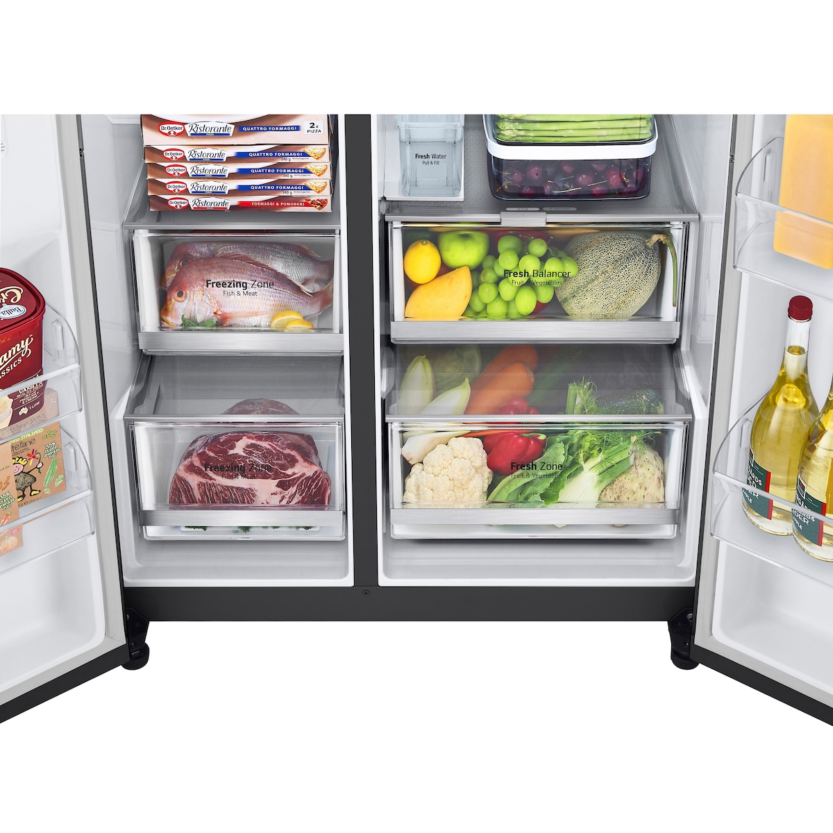 LG InstaView Side-by-side GSXV91MCAE (sort)