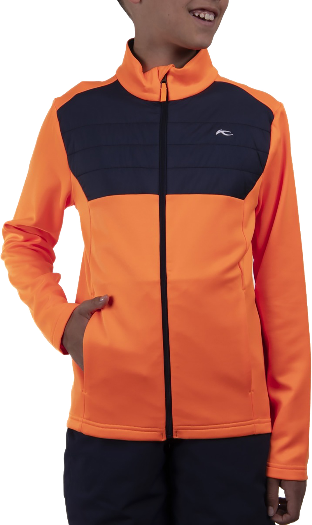 Andri Midlayer Jacket Gutt Orange Spark/Atlanta Blue