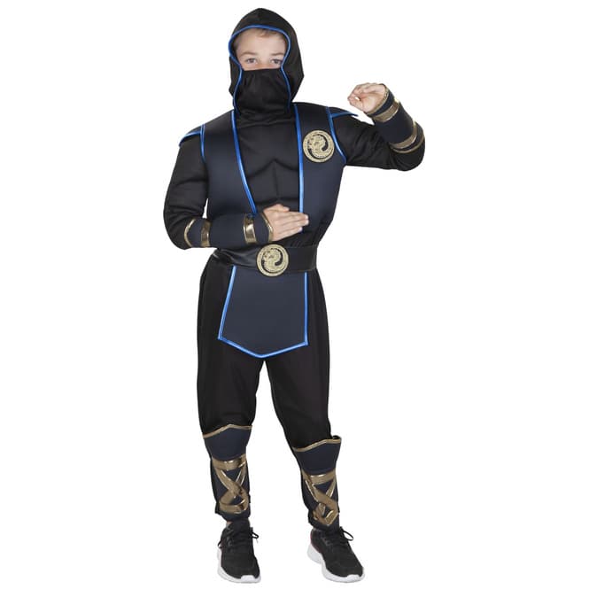 Kostüm - Shadow Ninja - für Kinder - 2-teilig - verschiedene Größen