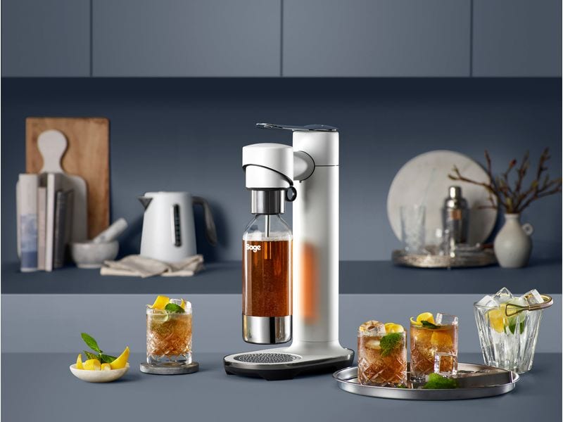 Sage Wassersprudler the InFizz Fusion Brushed Stainless Ste Karbonisator