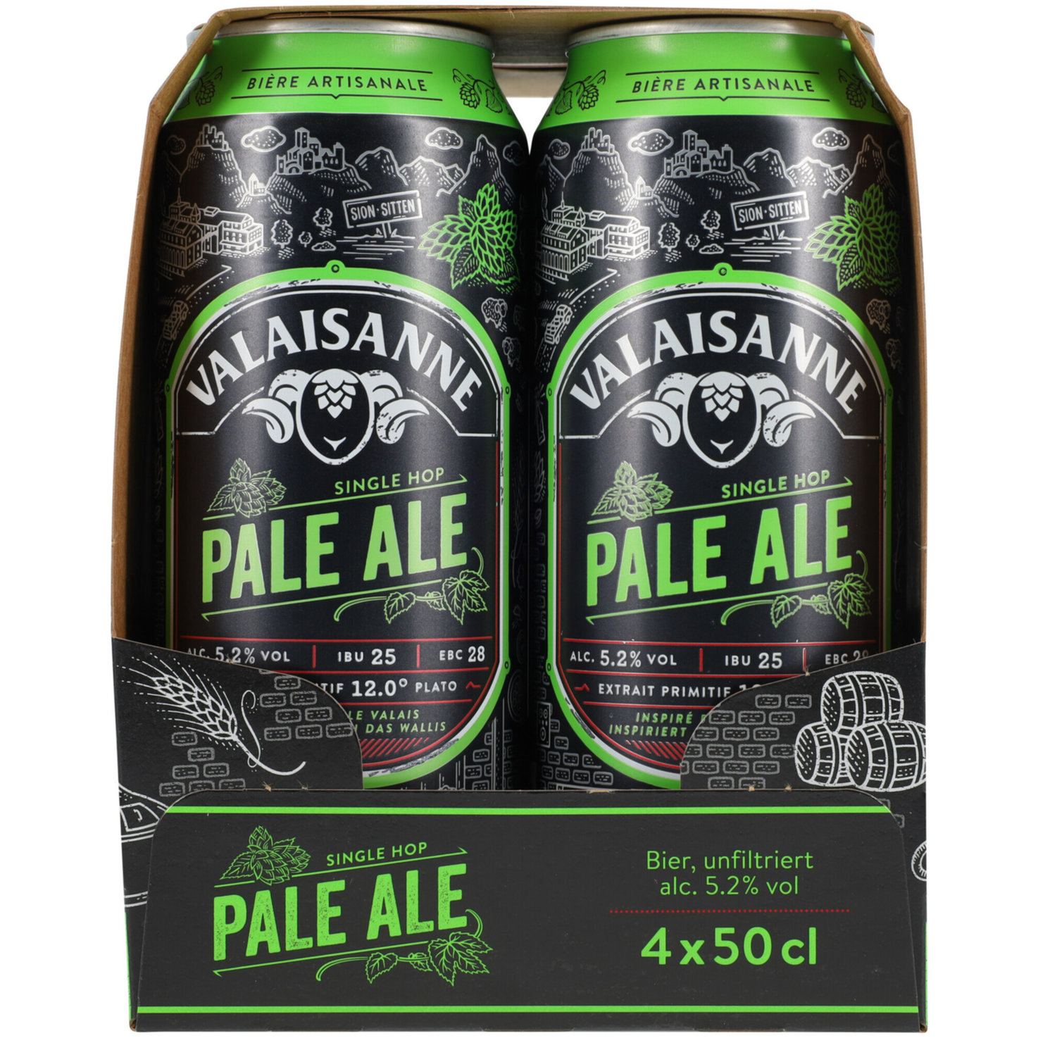 Valaisanne Pale Ale Bier 4x50cl -200cl