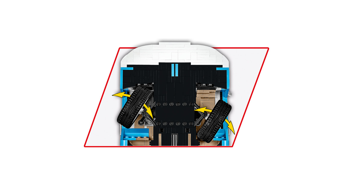 COBIVolkswagen T2b Bus Constructiespeelgoed  (Schaal 1:12)