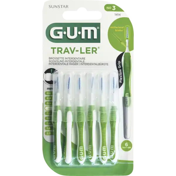 TRAV-LER® Interdentalbürste Tanne 1,1 mm grün