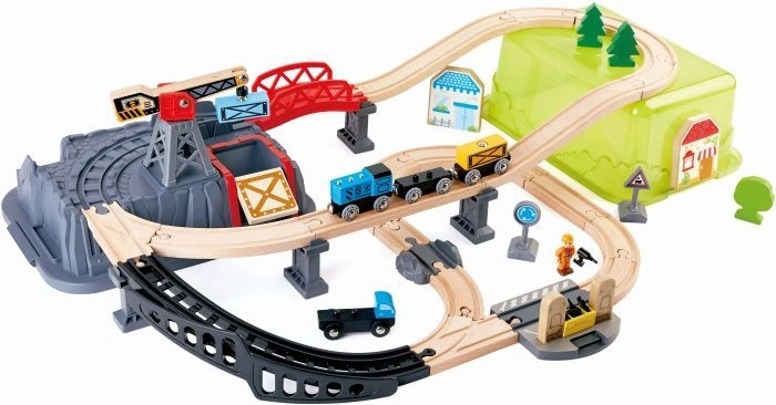Eisenbahn-Baukasten-Set 50-teilig