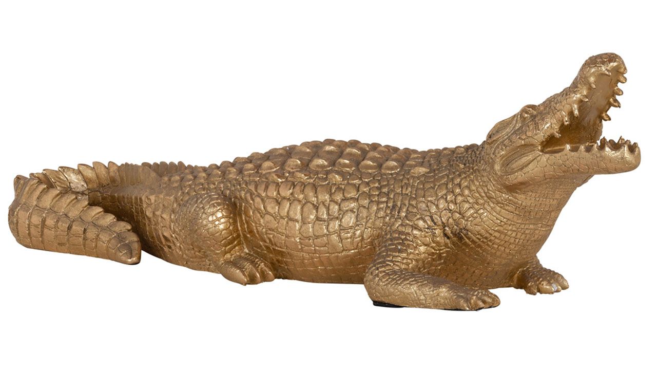 Beeld 210359 Crocodile B62 x D19 x H18 cm