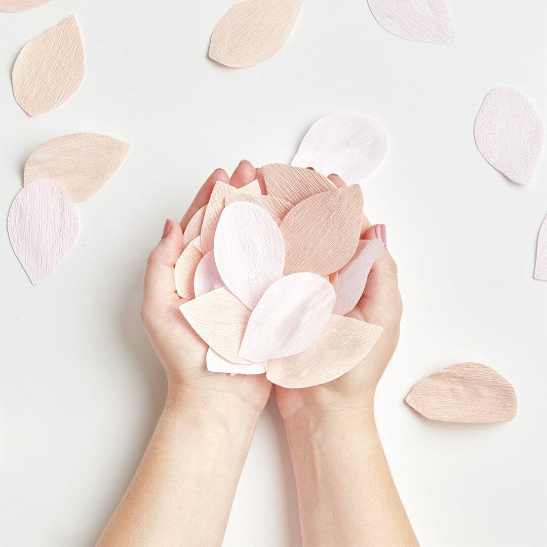 Confetti rozenblaadjes rosa mix - 20 gram