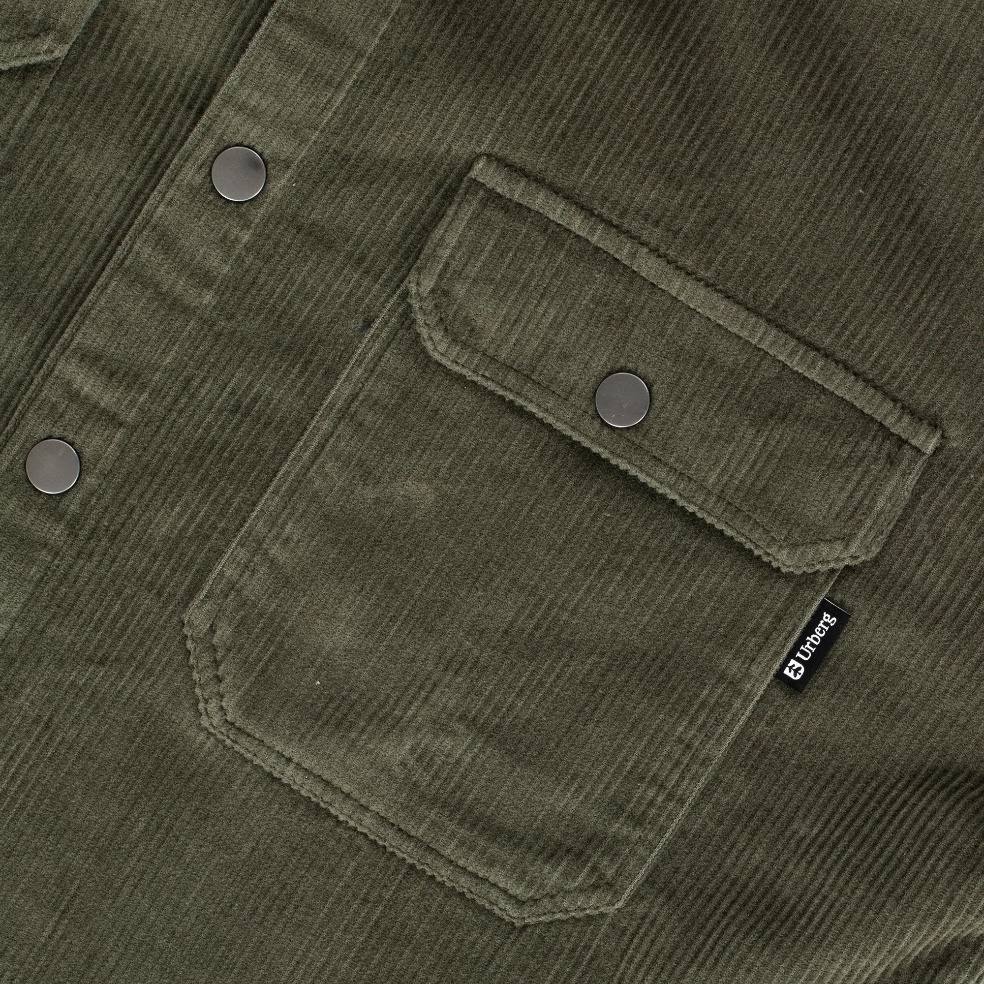 Urberg Corduroy Overshirt Men Deep Lichen Green