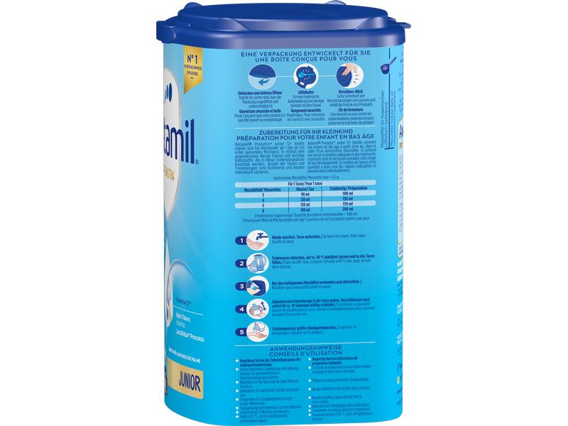 Aptamil Juniormilch Pronutra Junior 12  Vanille, 800 g Kindermilch mit Vanille Geschmack