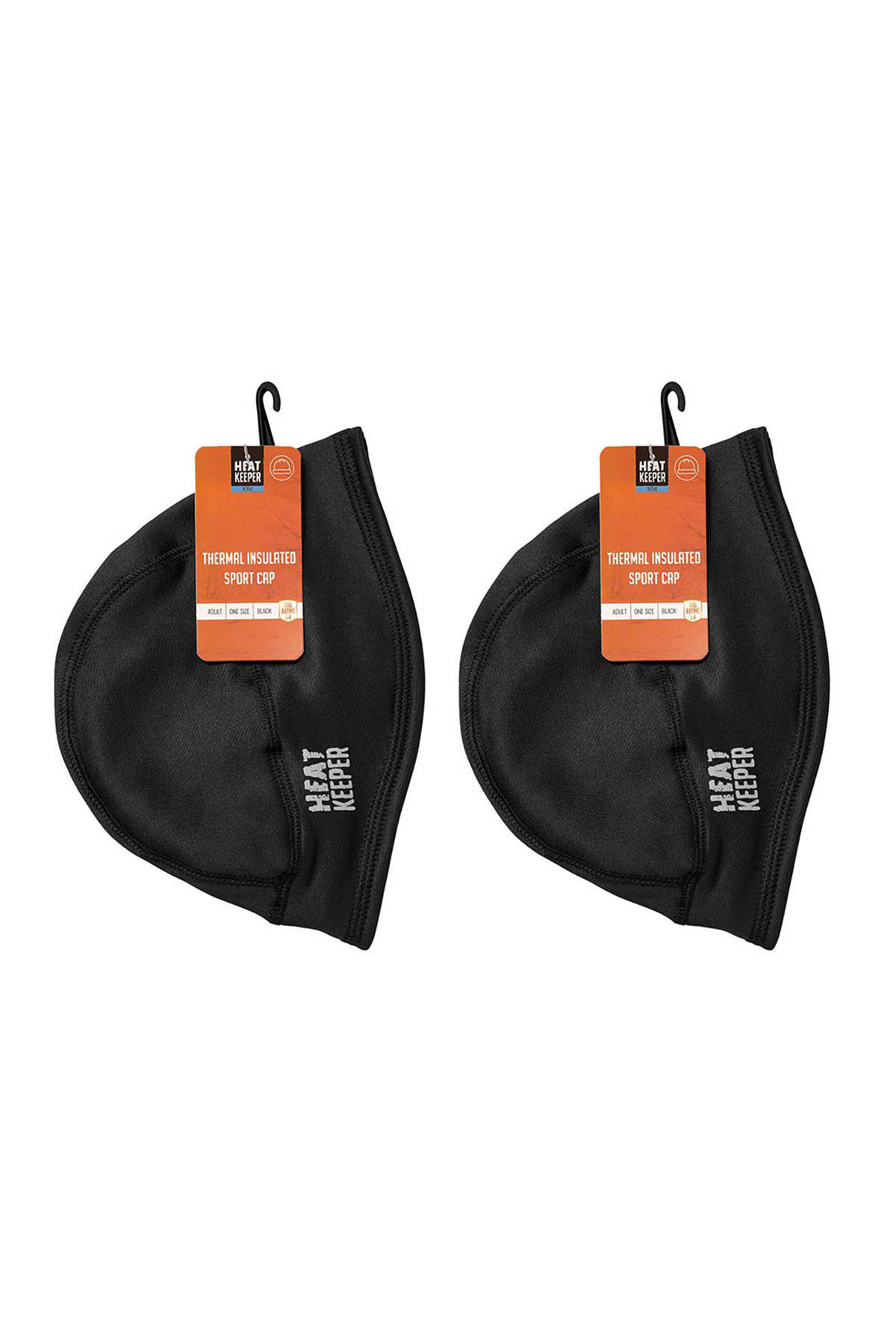 Heatkeeper thermo muts - set van 2 zwart