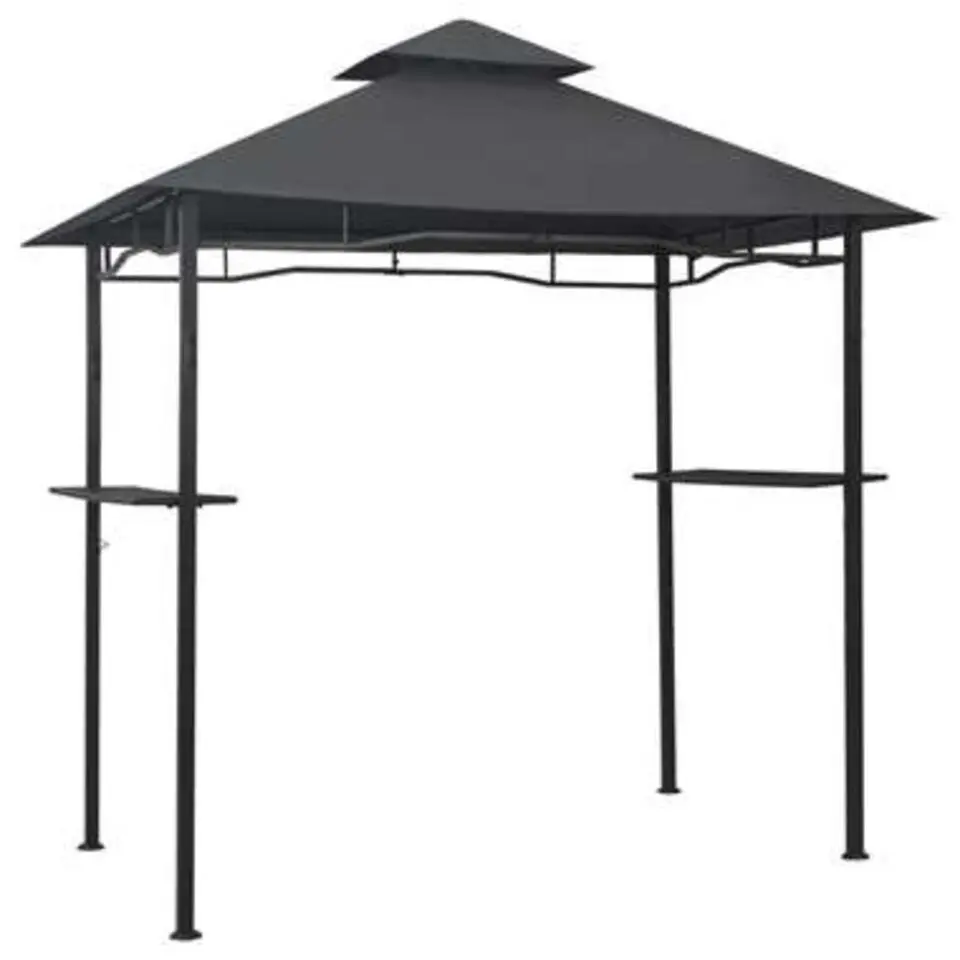 vidaXL - Barbecue Paviljoen - Antraciet - Staal