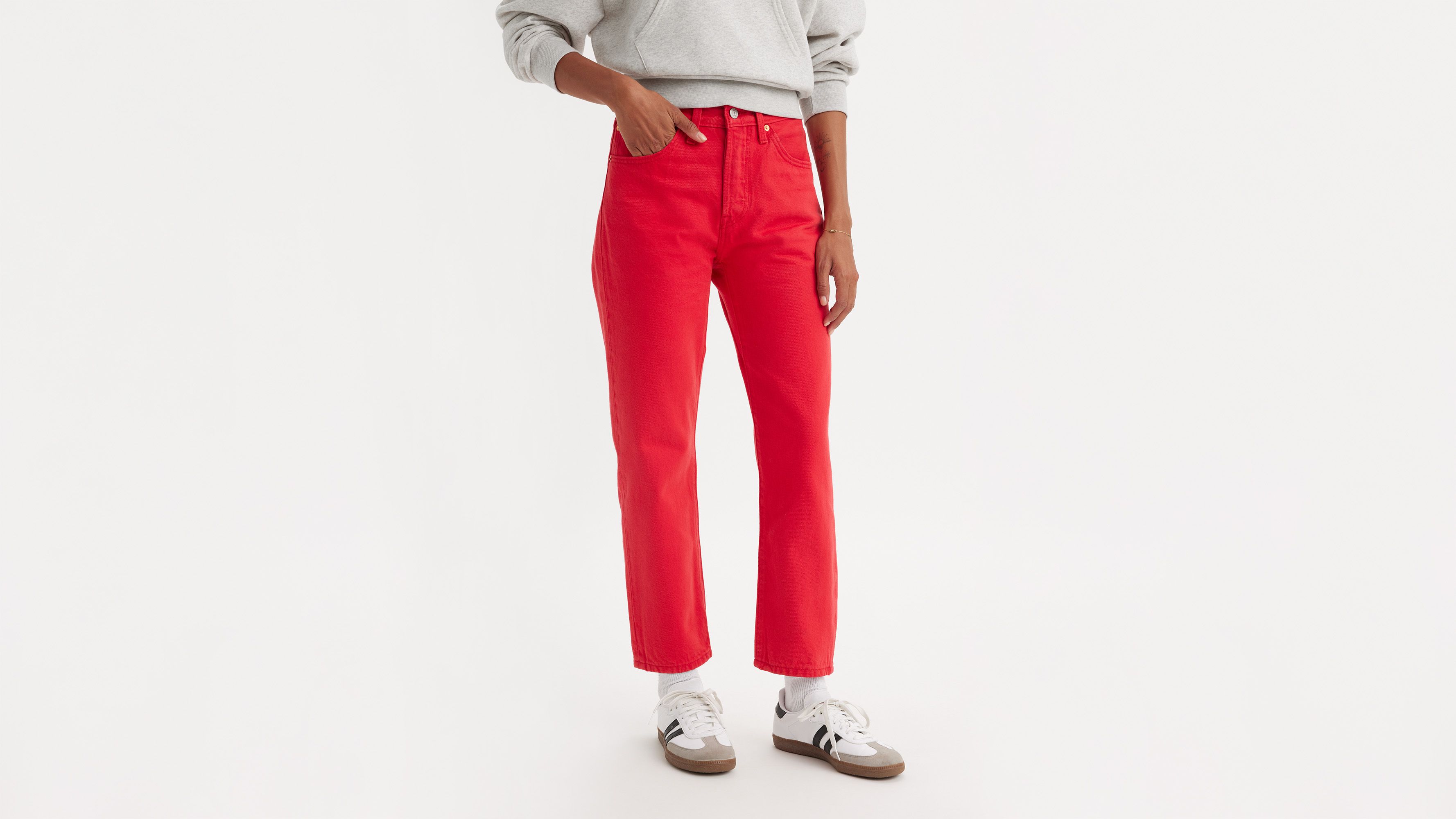 Levi's® jean court 501® - Script Red 501 - Rouge