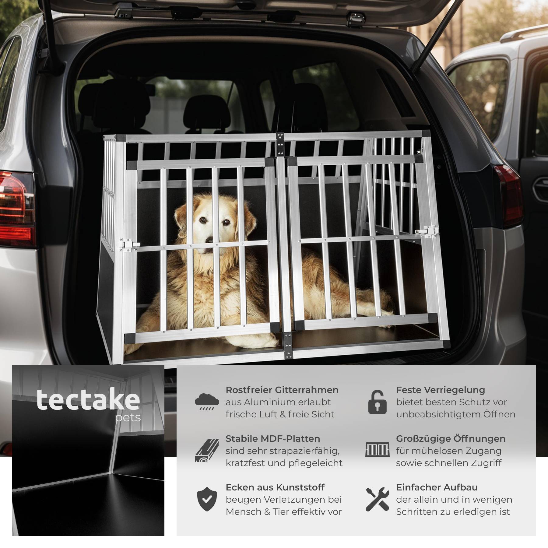 Hundetransportbox doppel