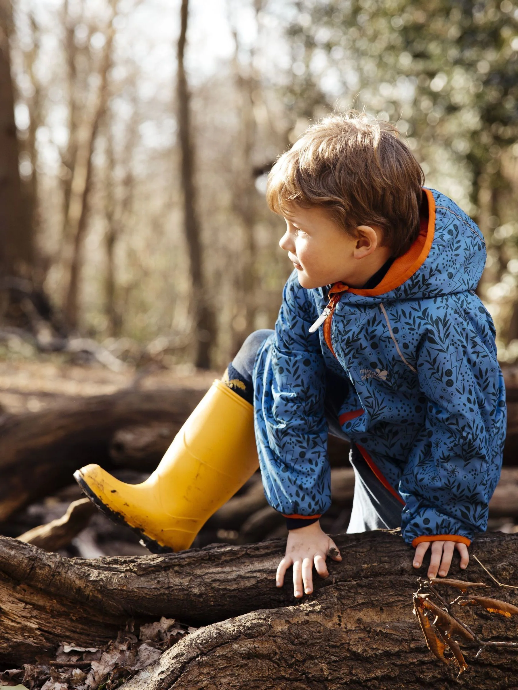 Geel - Muddy Puddles klassieke waterdichte regenlaarzen