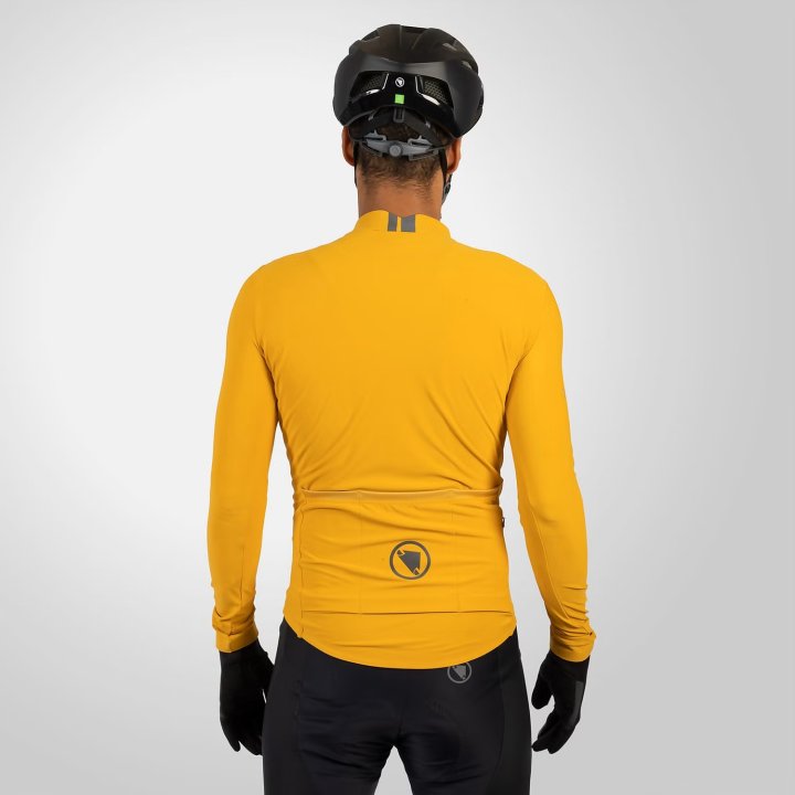 Endura PRO S/L langærmet cykeltrøje yellow mustard herre