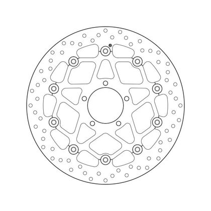 Disque de frein Rond Brembo flottant