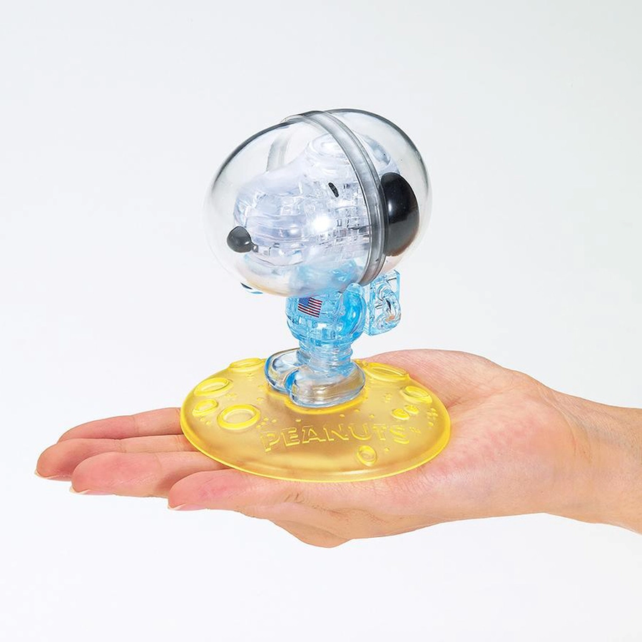HCM Kinzel Crystal Puzzle Snoopy Astronaut Mehrfarbig