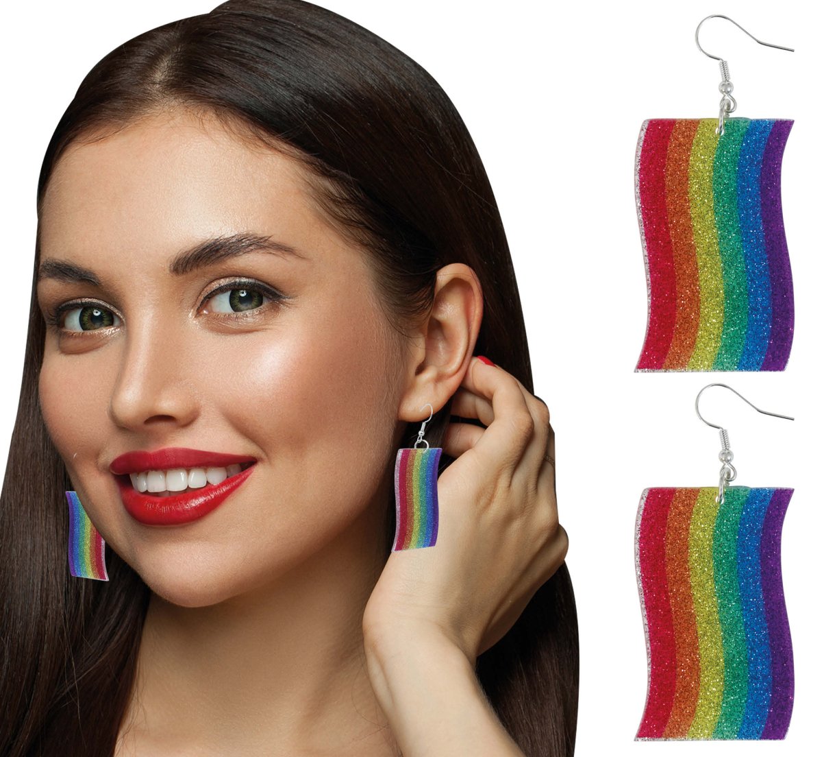 Rainbow earrings
