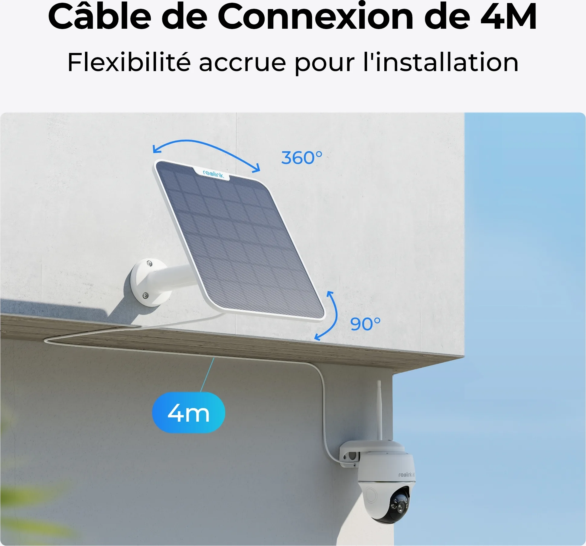 Reolink Panneau solaire 2 Accessoire connecté et domotique