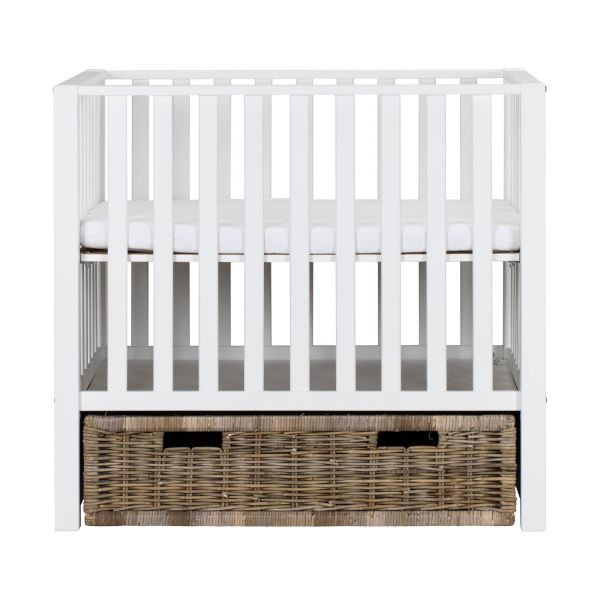 Europe Baby Mees Box Met Rieten Lade Mat Wit