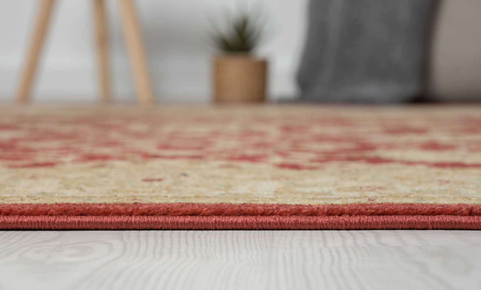 Teppich MARYAM 1 - weinrot-creme - 140x200 cm