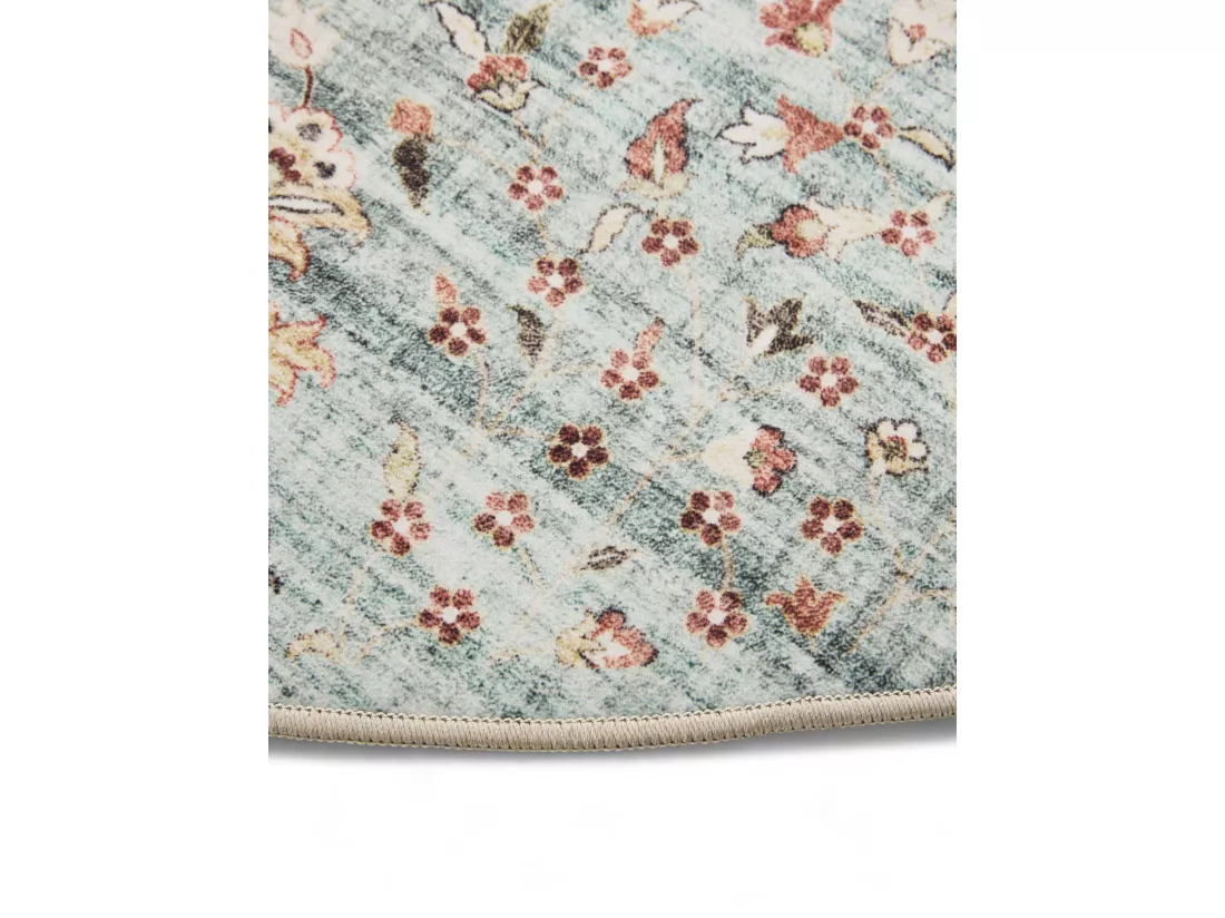 Tapis lavable George Turquoise ø 160 cm rond