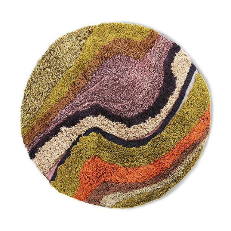 HKliving Round Tufted vloerkleed 150
