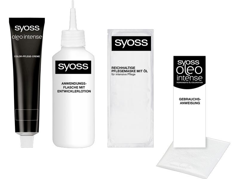 Syoss oleo intense Haarcoloration Oleo Intense 6-54 Kühles Dauerhafte Haarfarbe mit pflegenden Ölen