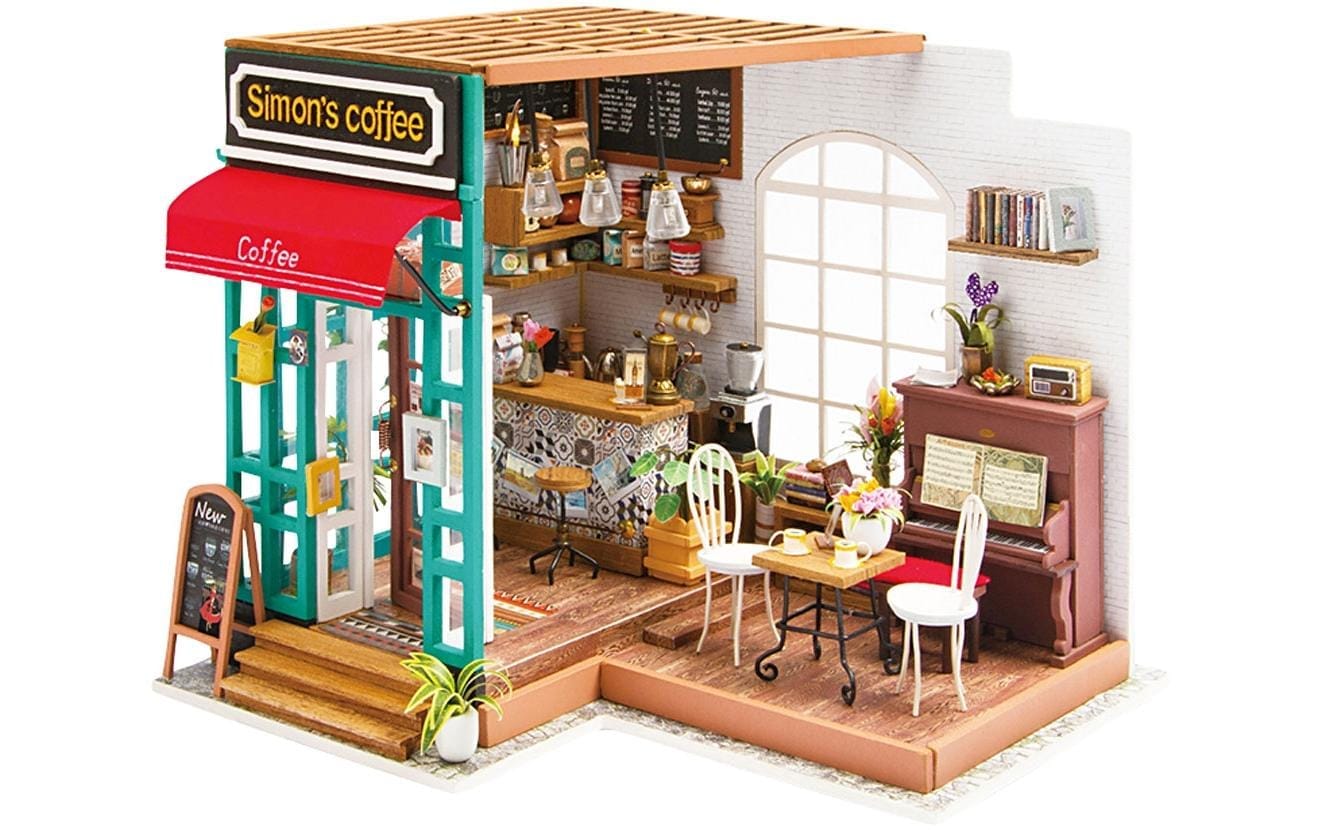 creativ company Kreativset »Mini-Haus Kaffeestu«
