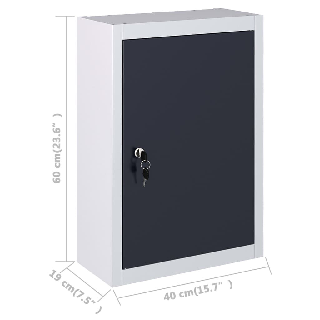 vidaXL Werktafel met 4 Wandpanelen en 2 Kasten