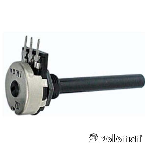 Potenciómetro Rotativo 220k 24mm Logarítmico PTR220KB24SN