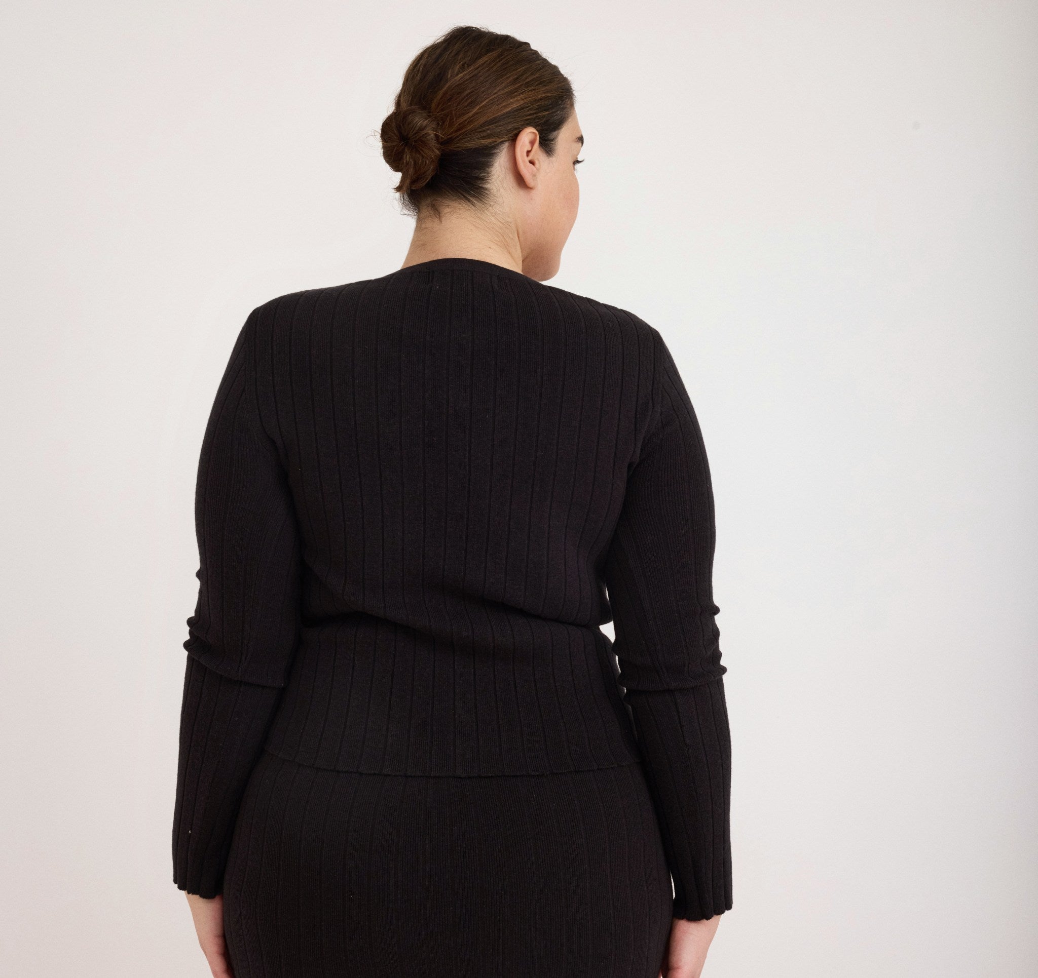 COTTON<br>Soft Knit Rib Mini Skirt