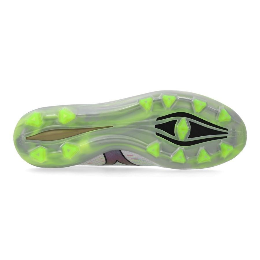 Mizuno Alpha II Made in Japan FG/AG - Blanc/Silver Iridescent/Noir
