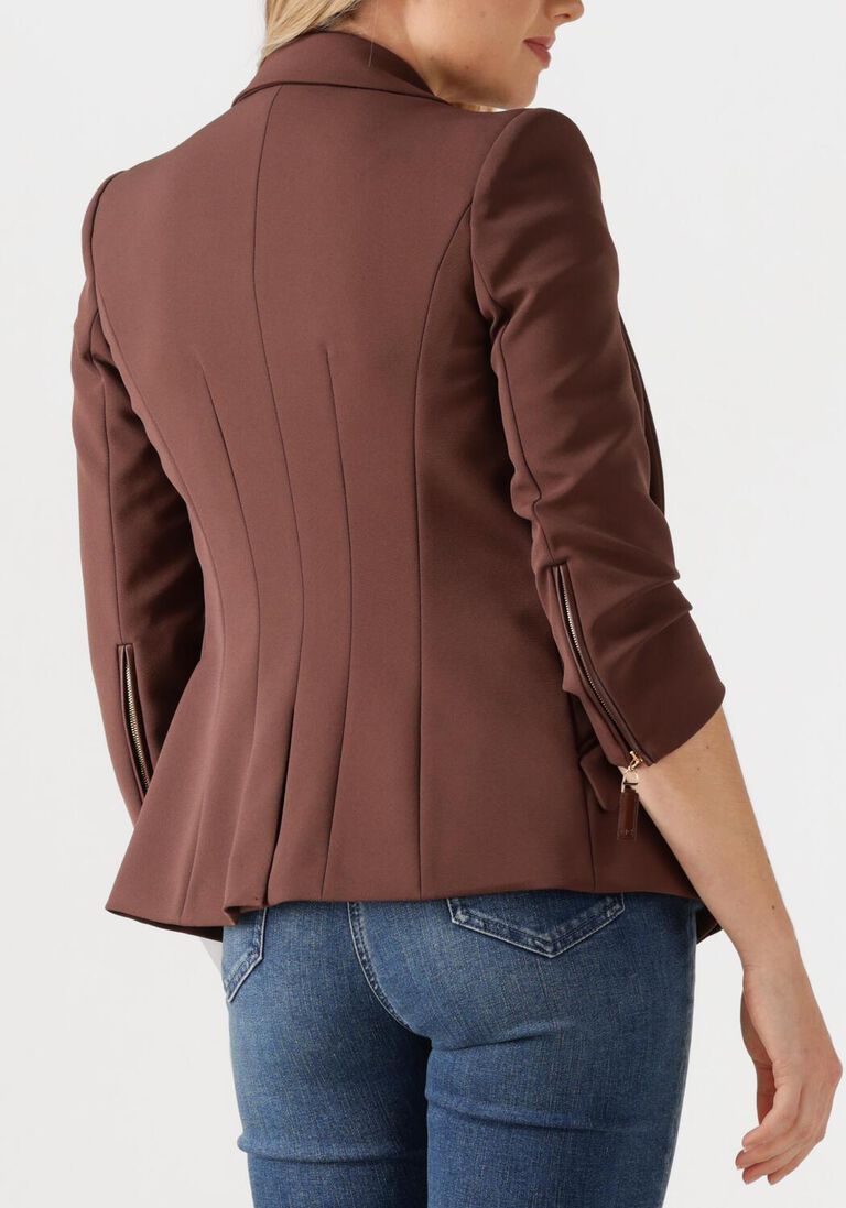 bruine elisabetta franchi blazer jacket