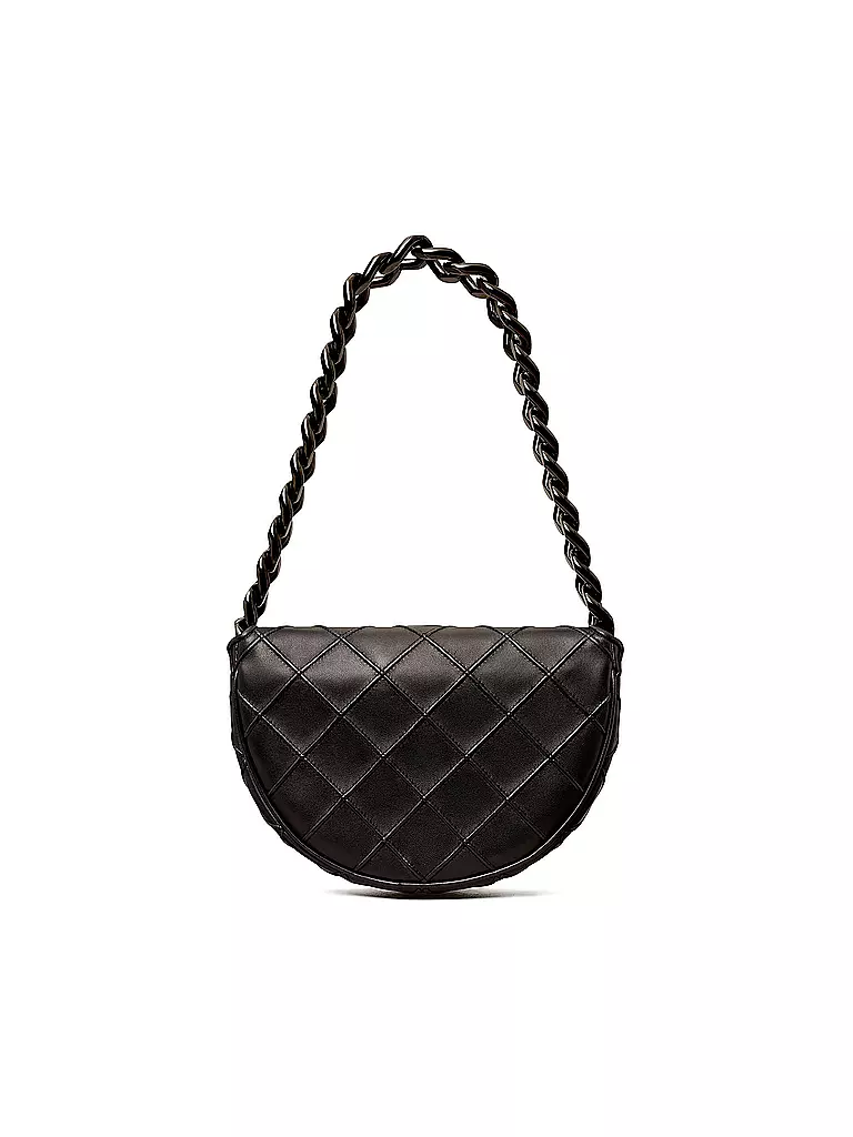 TORY BURCH Ledertasche - Mini Bag FLEMING MINI schwarz