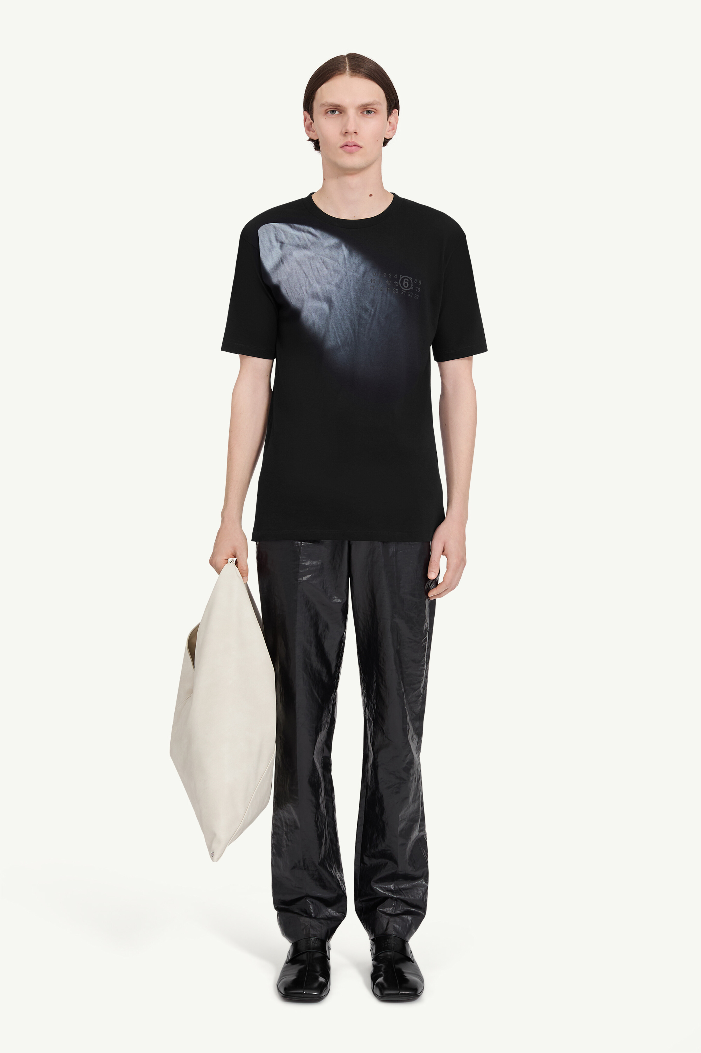 T-shirt projecteur en coton pour homme | MM6