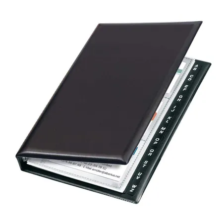 Veloflex Visitenkartenringbuch, schwarz