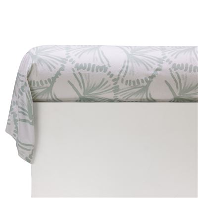 Linge de lit flanelle motif végétal