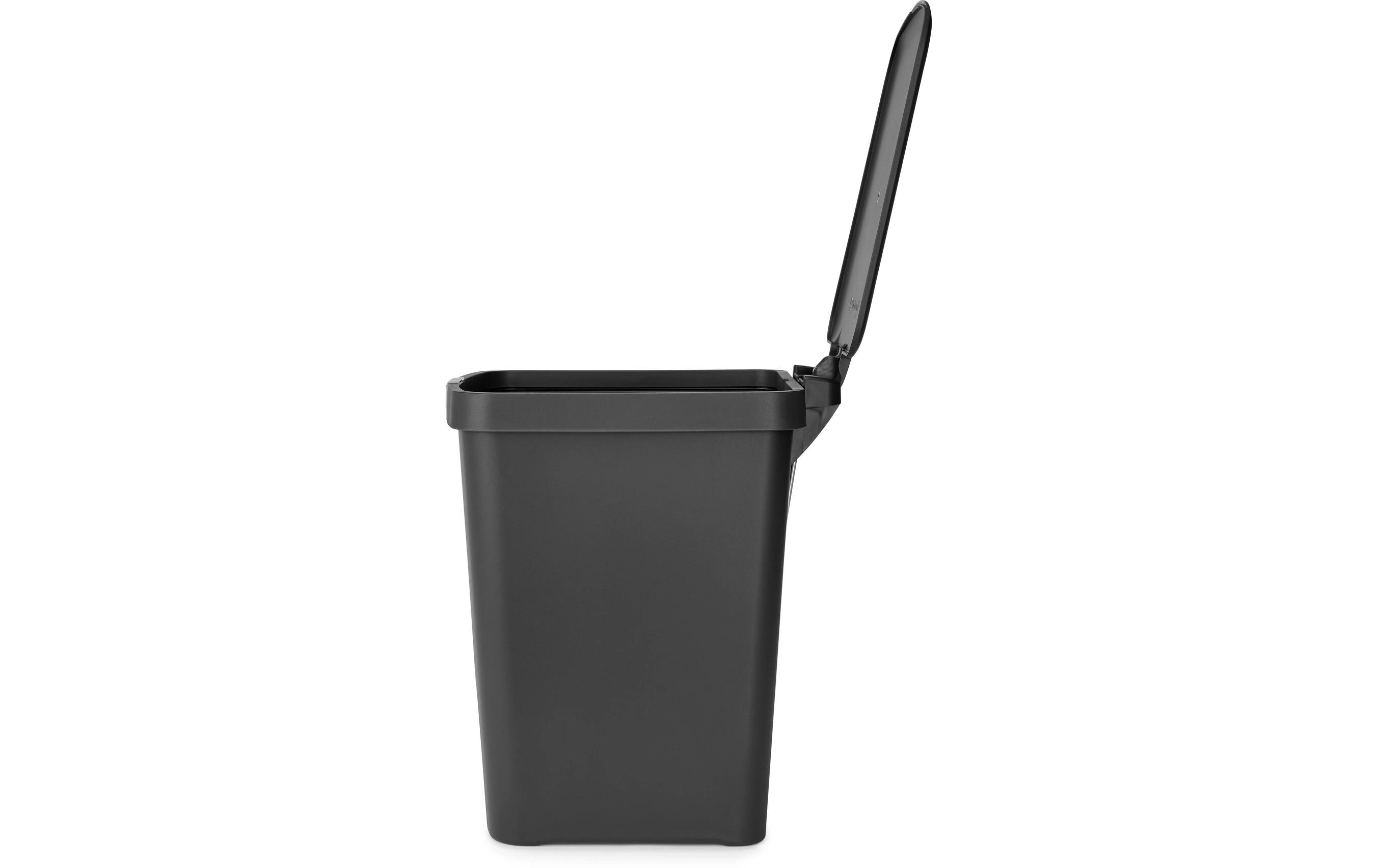 Recyclingbehälter StepUp 25 l, DunkelgrauTreteimer für Recycling Materialien