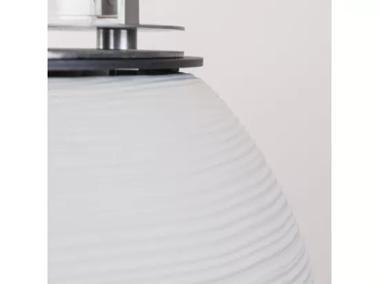 Brasero de jardin cheminée au bioéthanol pour intérieur et extérieur BOTTICELLI Blanc Perle d.40 x h54