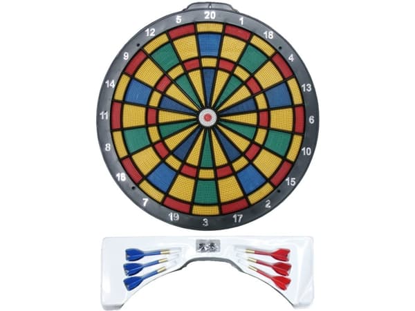 Mykt perforert dartbrettsett Dartspill KUBISPORT 36 cm