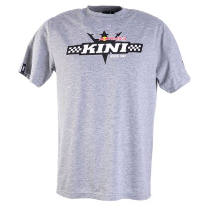 T-Shirt manches courtes Kini Red Bull FINISH FLAG GREY - Gris
