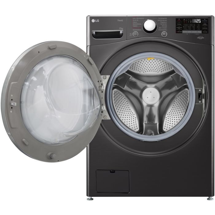 LG Waschmaschine F11 WM 17TS2B Black Steel