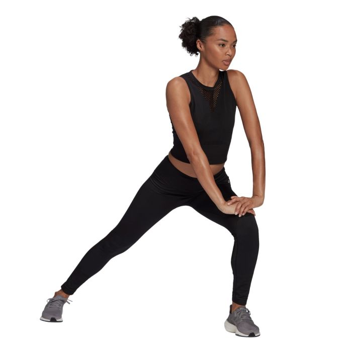 adidas Dame Lange tights Aeroknit Tight Sort