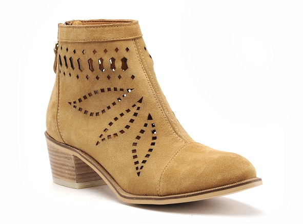 Alpe boots bottine talons femme 5053 marron