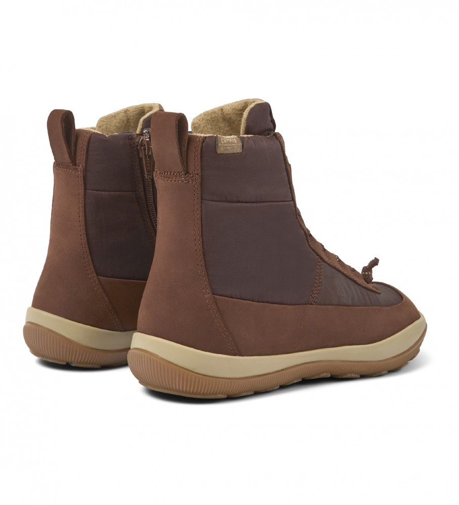 Botas Camper Peu Pista GM de couro marrom