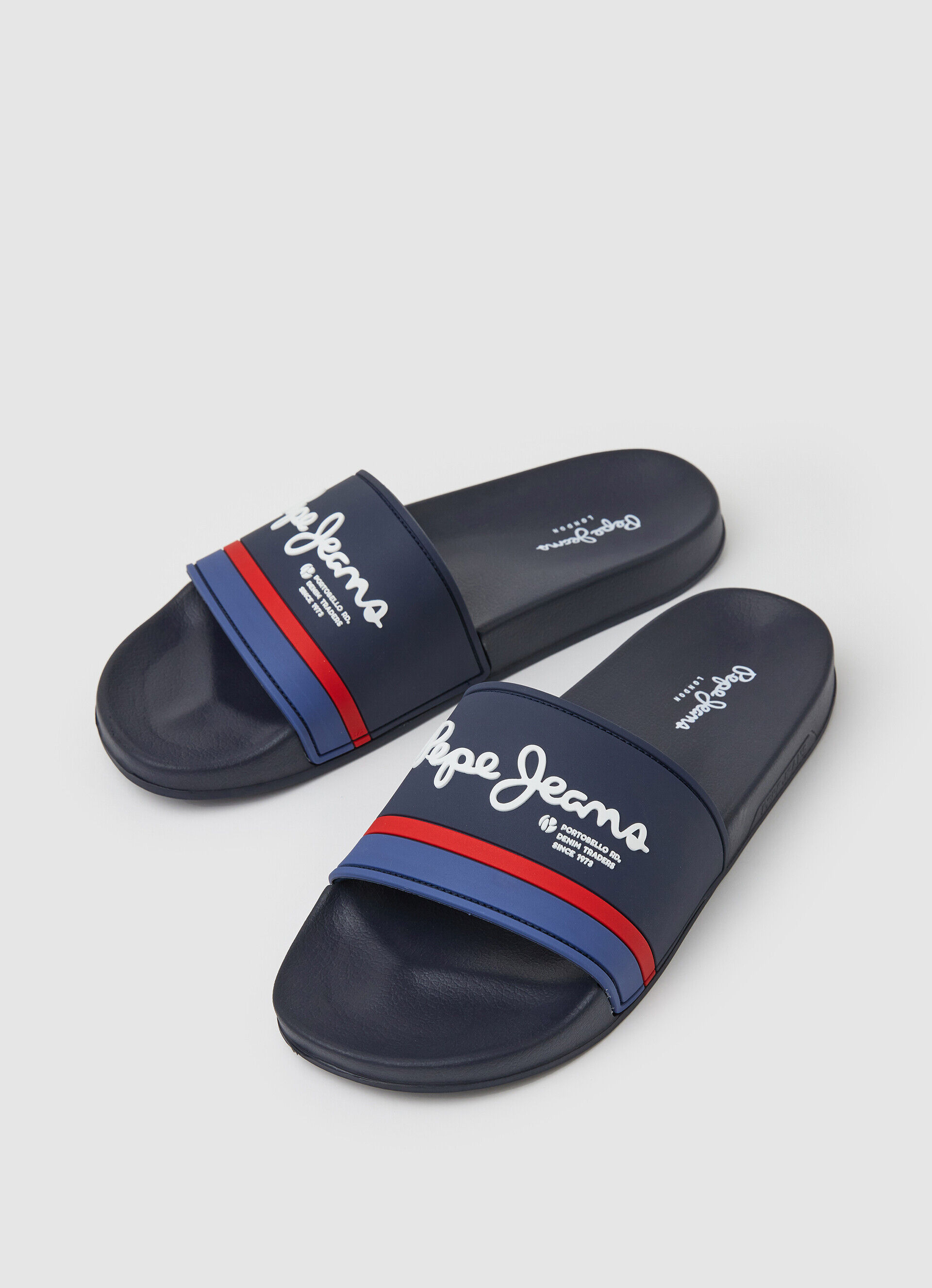 Chinelo de praia Portobello Slider - azul marinho